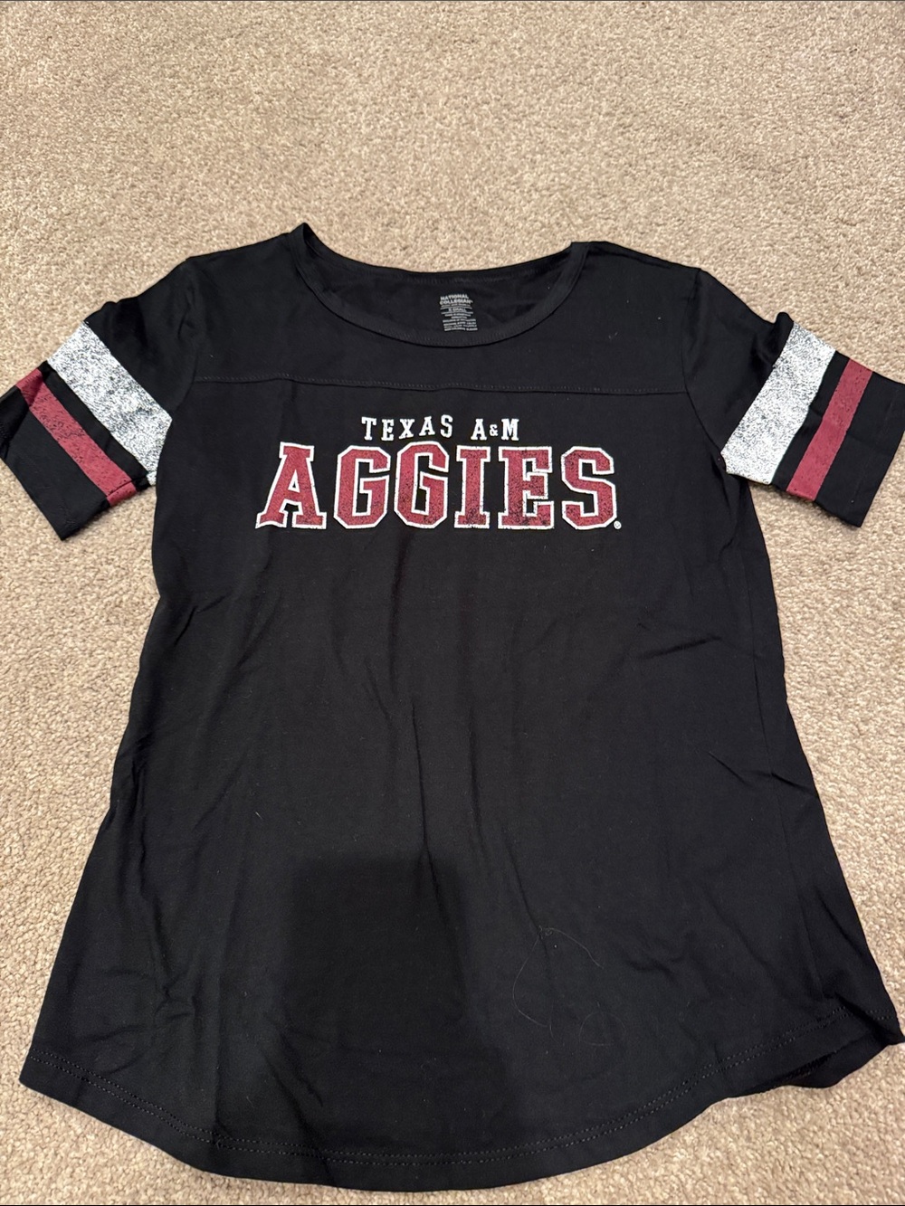 Texas A&M Aggies Women's Black Short Sleeve Tee